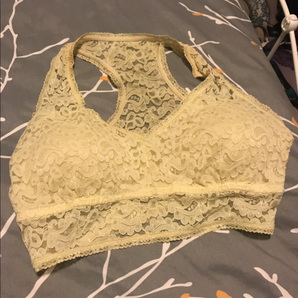 Maurice’s plus size yellow bralette